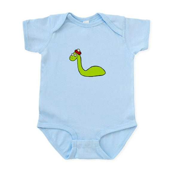 CafePress - Loch Ness Monster Body Suit - Baby Light Bodysuit, Size Newborn - 24 Months