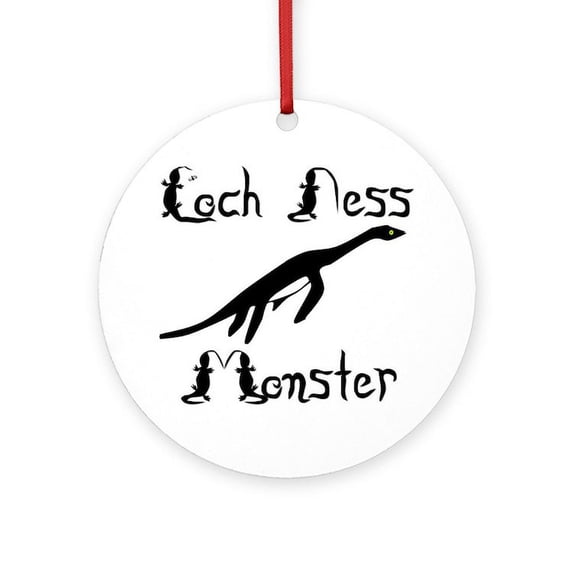 CafePress - Loch Ness Monster - Round Wood Ornament 4"
