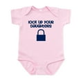 thumbnail image 1 of CafePress - Lock Up Your Daughters Bodysuit - Baby Light Bodysuit, Size Newborn - 24 Months, 1 of 4