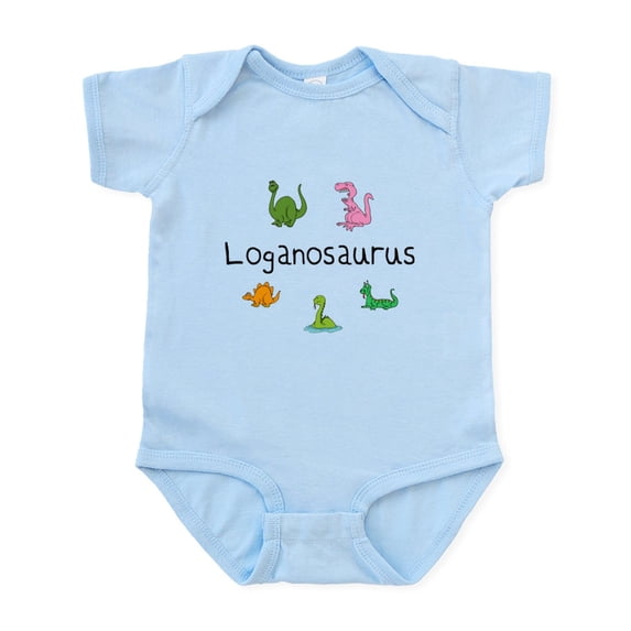 CafePress - Loganosaurus Infant Bodysuit - Baby Light Bodysuit, Size Newborn - 24 Months