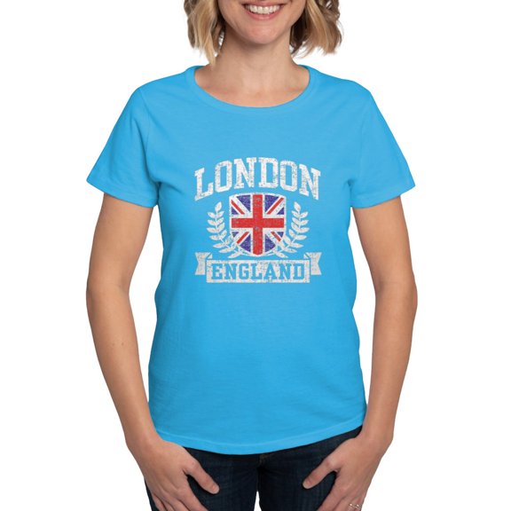 CafePress - London England Women's Dark T Shirt - Women's Traditional Fit Dark T-Shirt