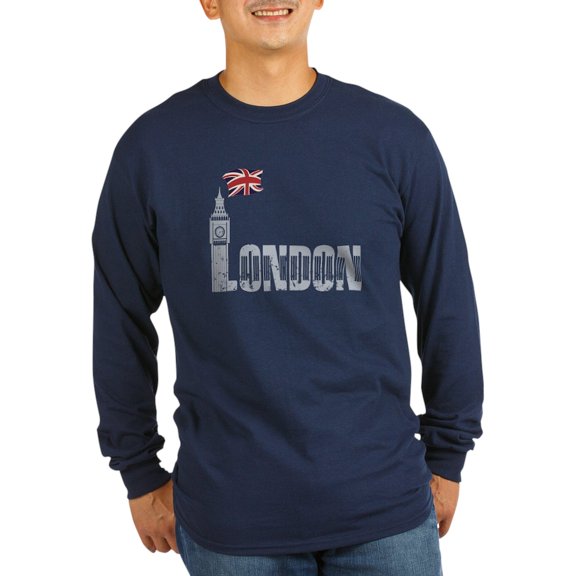 CafePress - London Long Sleeve Dark T Shirt - Long Sleeve Dark T-Shirt