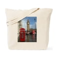 thumbnail image 1 of CafePress - London Phone Box Tote Bag - Unisex Canvas Tote Bag, Beige, 1-Piece, 1 of 8