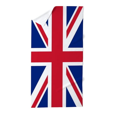 CafePress - London Union Jack British Flag - Large Beach Towel, Soft 30"x60" Towel with Unique Design