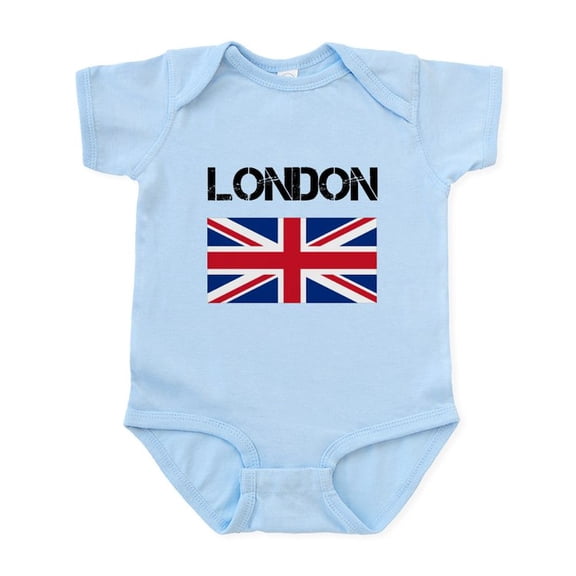 CafePress - London Union Jack Infant Bodysuit - Baby Light Bodysuit, Size Newborn - 24 Months