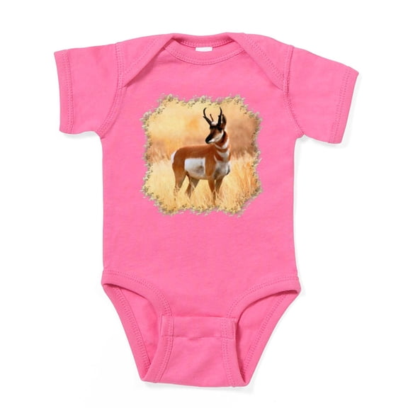 CafePress - Lone Antelope - Cute Infant Bodysuit Baby Romper - Size Newborn - 24 Months