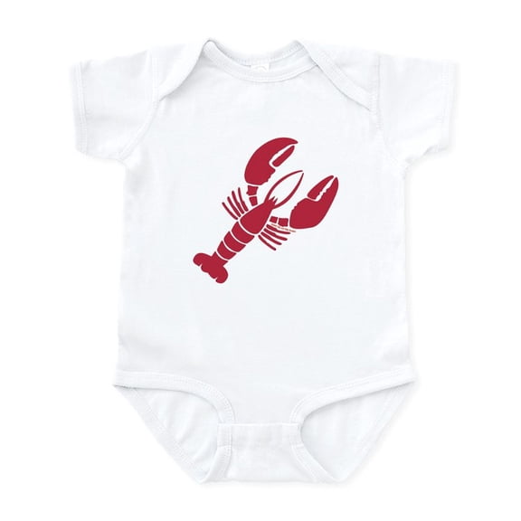 CafePress - Lone Lobster Infant Bodysuit - Baby Light Bodysuit, Size Newborn - 24 Months