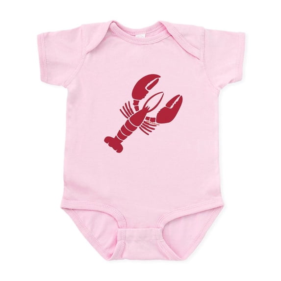 CafePress - Lone Lobster Infant Bodysuit - Baby Light Bodysuit, Size Newborn - 24 Months