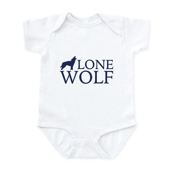 CafePress - Lone Wolf Infant Bodysuit - Baby Light Bodysuit, Size Newborn - 24 Months
