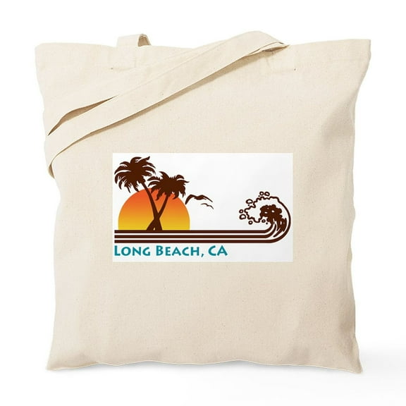 CafePress - Long Beach California Tote Bag - Unisex Canvas Tote Bag, Beige, 1-Piece