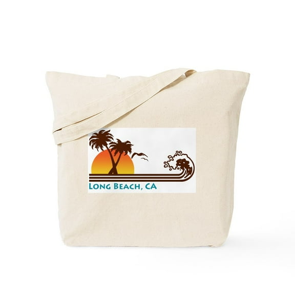 CafePress - Long Beach California Tote Bag - Unisex Canvas Tote Bag, Beige, 1-Piece