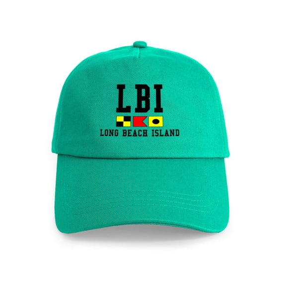 CafePress - Long Beach Island, NJ Cap - Adjustable 100% Brushed Unisex Casual Cotton Baseball Cap, Beige, 1