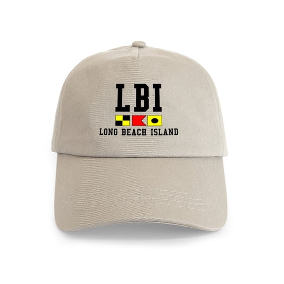 CafePress - Long Beach Island, NJ Cap - Adjustable 100% Brushed Unisex Casual Cotton Baseball Cap, Beige, 1