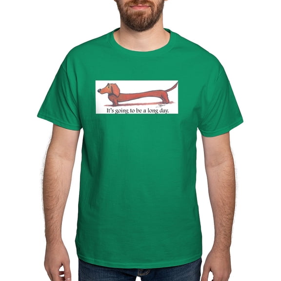 CafePress - Long Day Dachshund T Shirt - Men's Classic Graphic Cotton T-Shirt