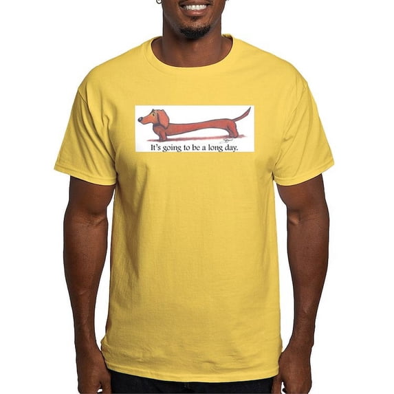 CafePress - Long Day Dachshund T Shirt - Men's Classic Graphic T-Shirt