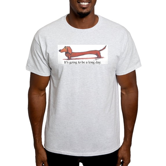 CafePress - Long Day Dachshund T Shirt - Men's Classic Graphic T-Shirt