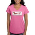 thumbnail image 1 of CafePress - Long Day Dachshund T Shirt - Women's V-Neck Dark T-Shirt, 1 of 3