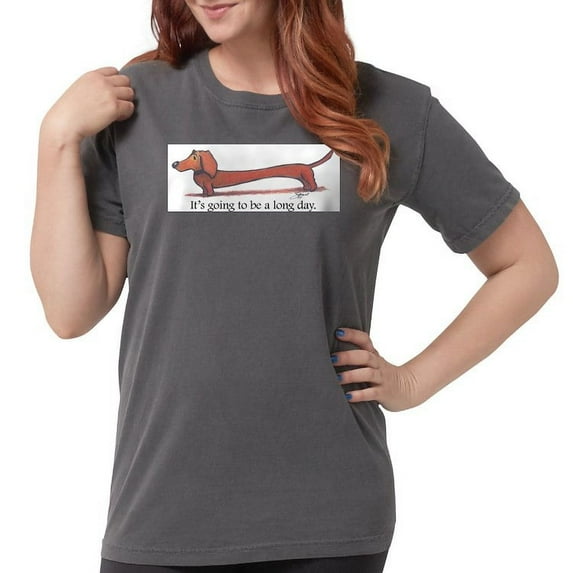 CafePress - Long Day Dachshund - Womens Comfort Colors® Shirt