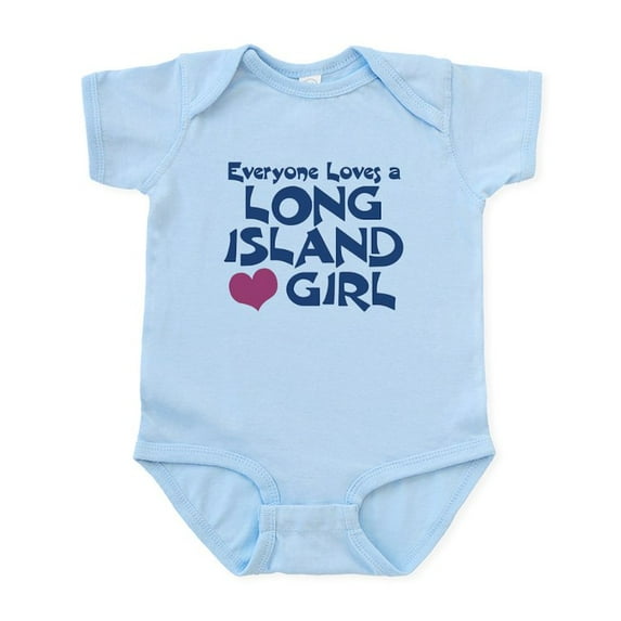 CafePress - Long Island Girl Infant Bodysuit - Baby Light Bodysuit, Size Newborn - 24 Months