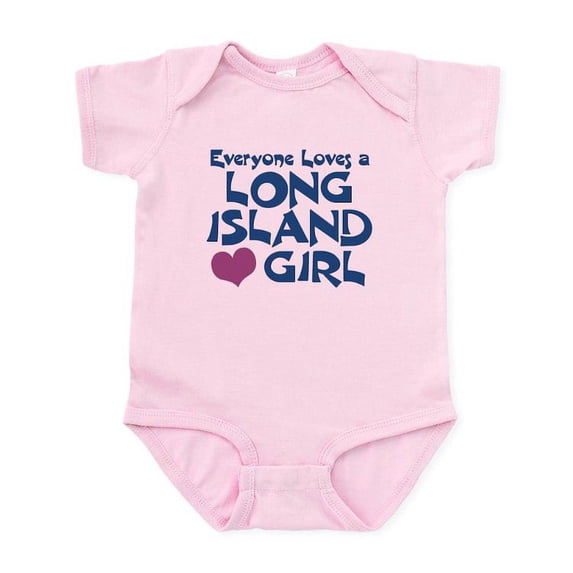 CafePress - Long Island Girl Infant Bodysuit - Baby Light Bodysuit, Size Newborn - 24 Months