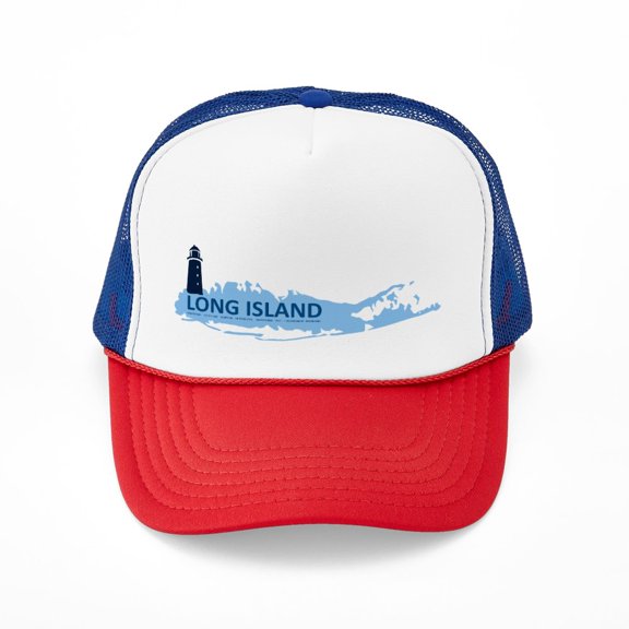CafePress - Long Island New York. - Adjustable Unisex Printed Trucker Hat with Mesh Back