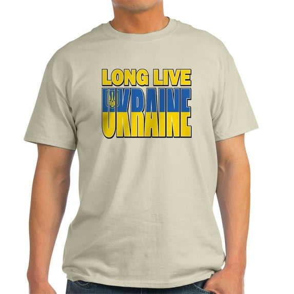CafePress - Long Live Ukraine Men's Value T Shirt - Men's Classic Graphic T-Shirt