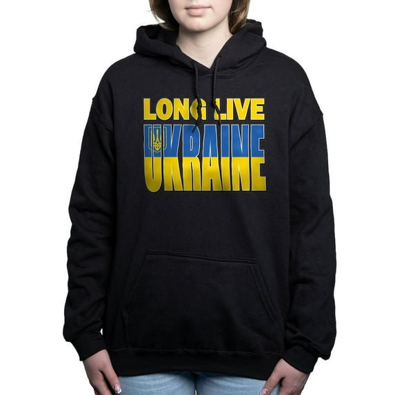 CafePress - Long Live Ukraine - Pullover Hoodie, Classic & Comfortable Hooded Sweatshirt