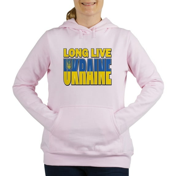 CafePress - Long Live Ukraine Sweatshirt - Women's Hooded Sweatshirt