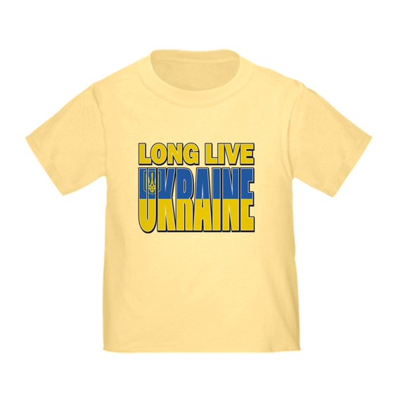 CafePress - Long Live Ukraine Toddler T Shirt - Cute Toddler T-Shirt, 100% Cotton