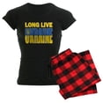 thumbnail image 1 of CafePress - Long Live Ukraine - Women's Short Sleeve Print T-Shirt and Pants Dark Cotton Pajama Set, 1 of 7