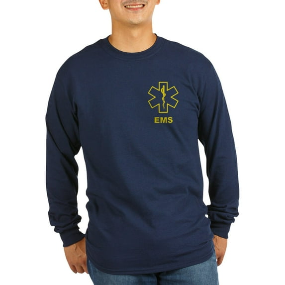CafePress - Long Sleeve EMS Shirt - Long Sleeve Dark T-Shirt