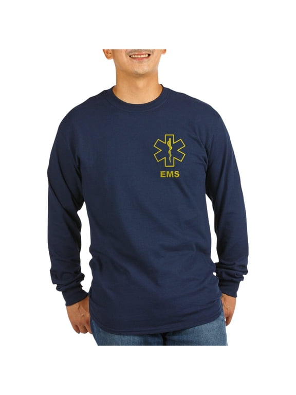 - Long Sleeve EMS Shirt - Long Sleeve Dark T-Shirt