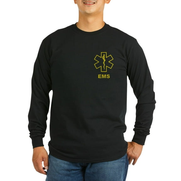 CafePress - Long Sleeve EMS Shirt - Long Sleeve Dark T-Shirt