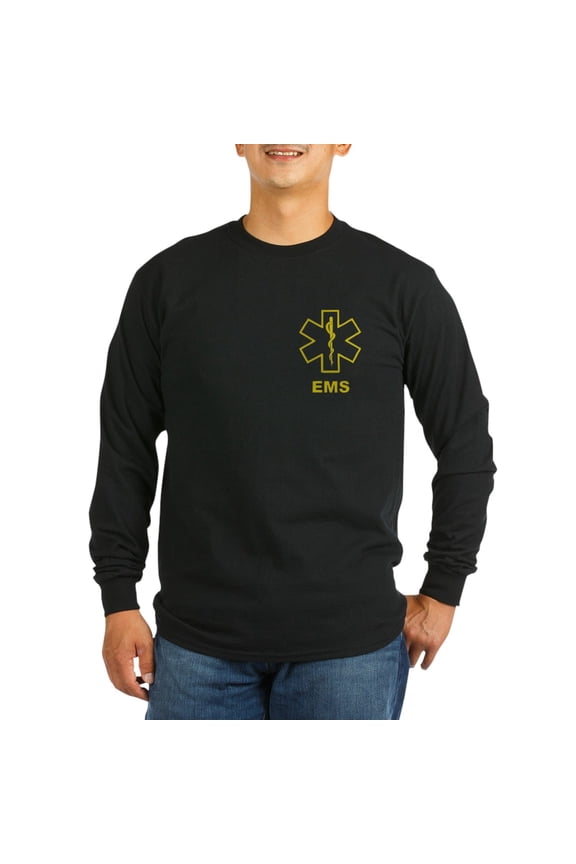 - Long Sleeve EMS Shirt - Long Sleeve Dark T-Shirt