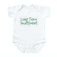 thumbnail image 1 of CafePress - Long Term Investment Body Suit - Baby Light Bodysuit, Size Newborn - 24 Months, 1 of 4