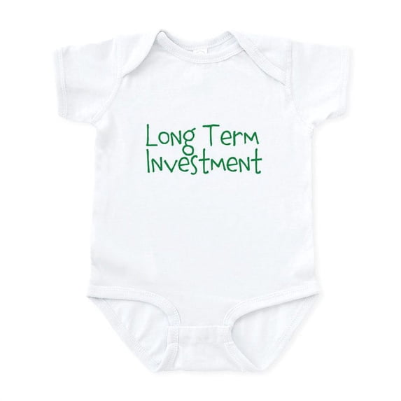 CafePress - Long Term Investment Body Suit - Baby Light Bodysuit, Size Newborn - 24 Months