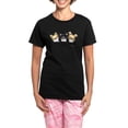 thumbnail image 1 of CafePress - Longhair Chihuahua Lover Pajamas - Women's Short Sleeve Print T-Shirt and Pants Dark Cotton Pajama Set, 1 of 7