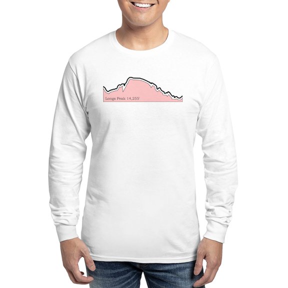 CafePress - Longs Peak 14Er Collection Long Sleeve T Shirt - Unisex Cotton Long Sleeve T-Shirt