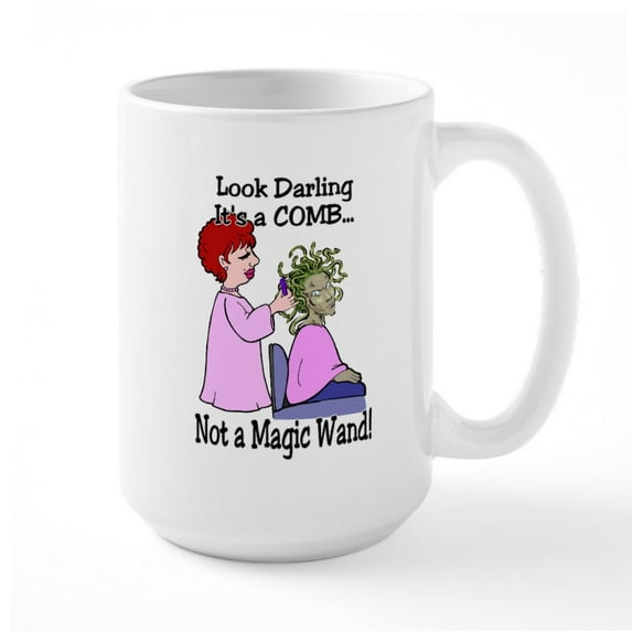 CafePress - Look Darling Large Mug - 15 oz Ceramic Large White Novelty Mug