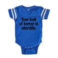 thumbnail image 1 of CafePress - Look Of Horror_Bl - Cute Infant Baby Football Bodysuit, 1 of 3