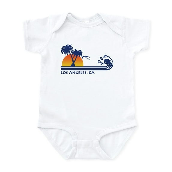 CafePress - Los Angeles, CA Infant Bodysuit - Baby Light Bodysuit, Size Newborn - 24 Months