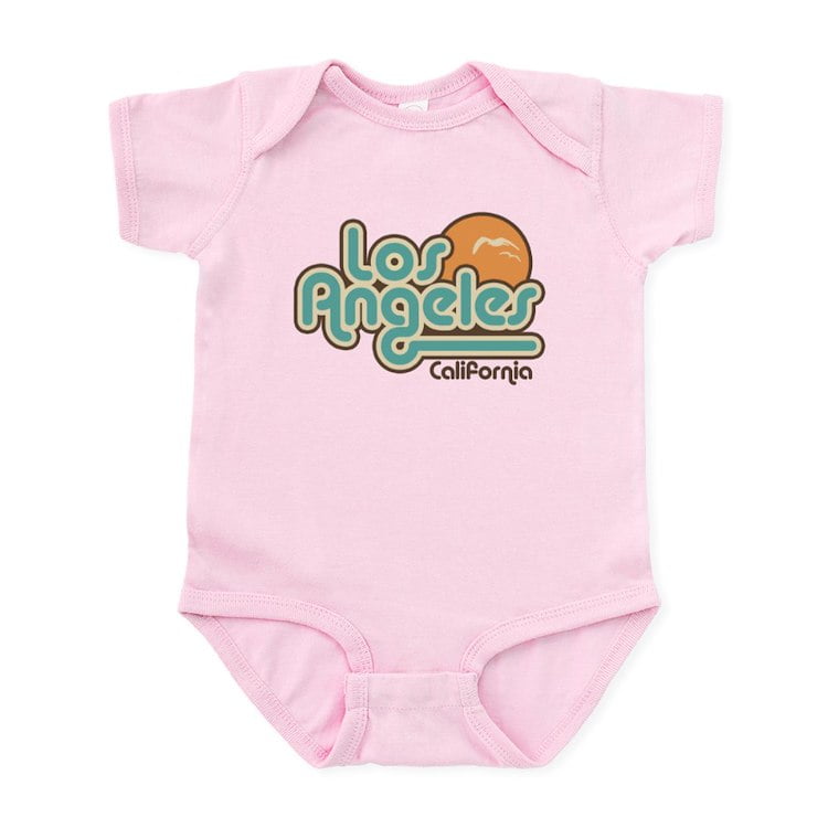 CafePress Los Angeles California Infant Bodysuit Baby Light