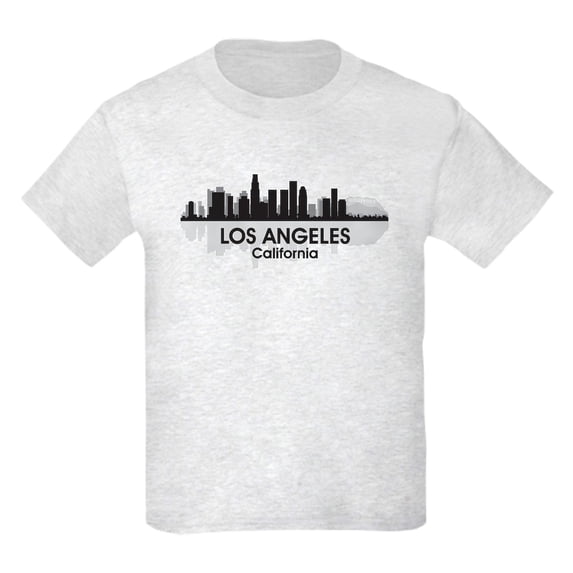 CafePress - Los Angeles Skyline Kids Light T Shirt - Light Classic Kids Graphic, Short Sleeve T-Shirt, Sizes XS-XL