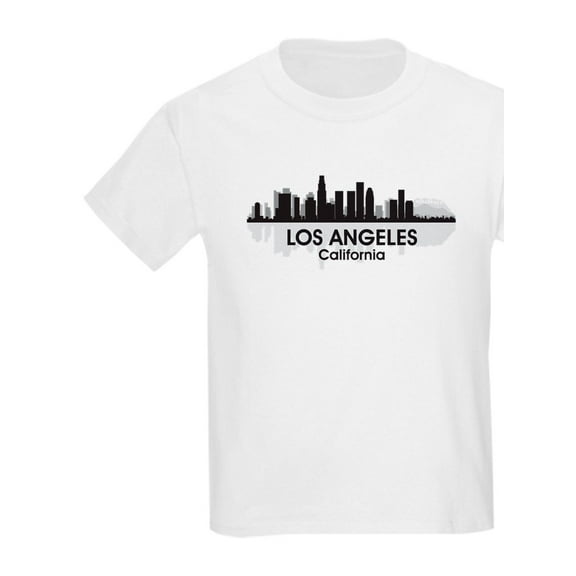 CafePress - Los Angeles Skyline Kids Light T Shirt - Light Classic Kids Graphic, Short Sleeve T-Shirt, Sizes XS-XL