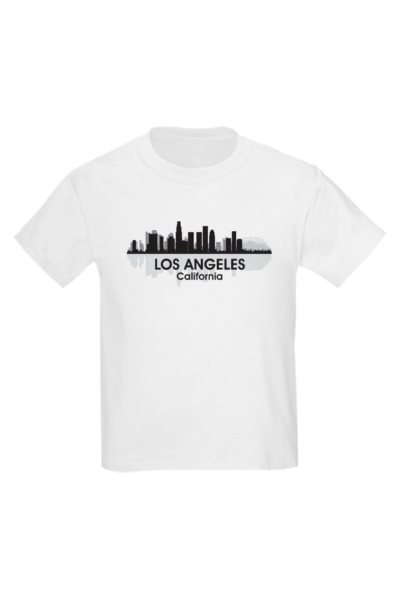 - Los Angeles Skyline Kids Light T Shirt - Light Classic Kids Graphic, Short Sleeve T-Shirt, Sizes XS-XL