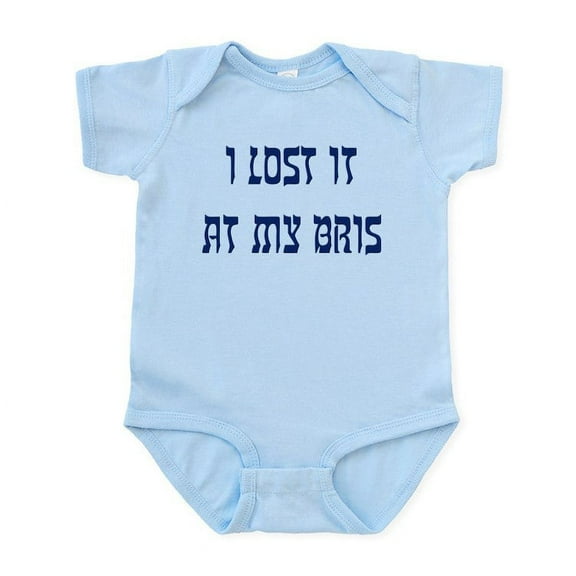 CafePress - Lost It At My Bris Infant Bodysuit - Baby Light Bodysuit, Size Newborn - 24 Months