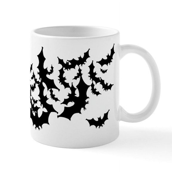 CafePress - Lots Of Bats Mug - 11 oz Ceramic Mug - Novelty Coffee Tea Cup