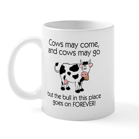 CafePress - Lots Of Bull Mug - 11 oz Ceramic Mug - Novelty Coffee Tea Cup