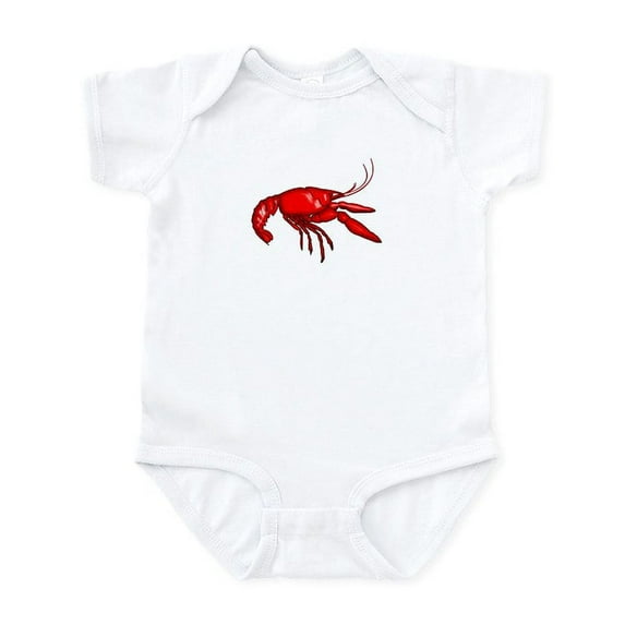 CafePress - Louisiana Crawfish Infant Bodysuit - Baby Light Bodysuit, Size Newborn - 24 Months