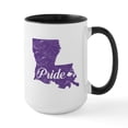 thumbnail image 1 of CafePress - Louisiana Pride Large Mug - 15 oz Ceramic Large White Novelty Mug, 1 of 4